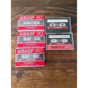 BASF‎ LH EXTRA I 90 Blank Audio Cassette Tape (Sealed) NOS! New 3